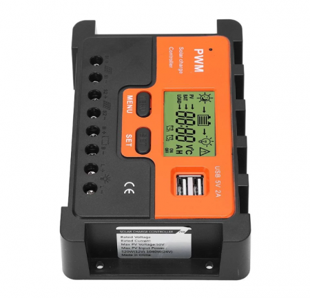 Controller tensiune pentru panou solar KZ040, 24V, 40 A, LCD [3]