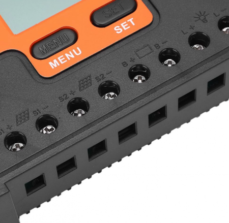 Controller tensiune pentru panou solar KZ040, 24V, 40 A, LCD [5]