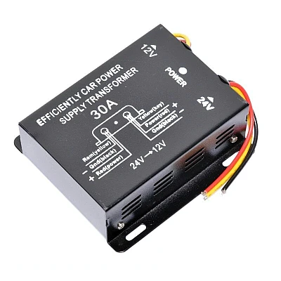 Auto - Convertor Auto 30A pentru Tensiune 24V - 12V