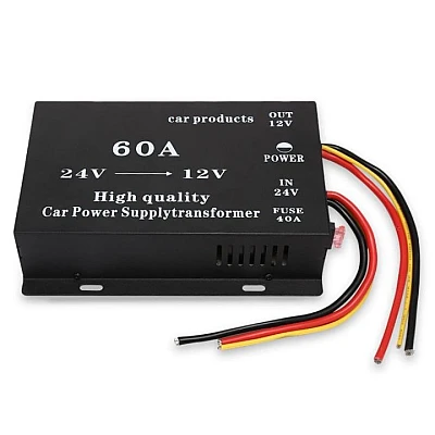 Auto - Convertor Auto 60A pentru Tensiune 24V - 12V