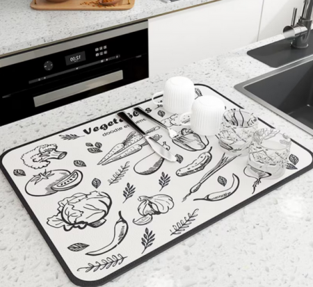 Covoras absorbant pentru bucatarie, anti alunecare, uscare rapida, 30x40 cm [3]