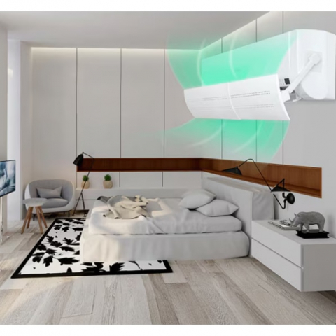 Deflector reglabil pentru aer conditionat, protectie aer rece, lungime ajustabila 56-108 cm, latime 18 cm, BZRSH [1]