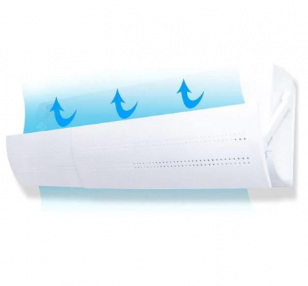 Deflector reglabil pentru aer conditionat, protectie jet de aer rece, lungime ajustabila 56-108 cm, latime 18 cm [3]
