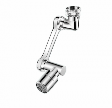 Casa si gradina - Extensie prelungitor pentru robinet din inox, capat rotativ 360 de grade, inox