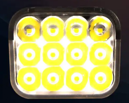Far LED pentru bicicleta, trotineta, 12 leduri, claxon, 120 decibeli, 5 moduri de iluminare, afisaj baterie [3]