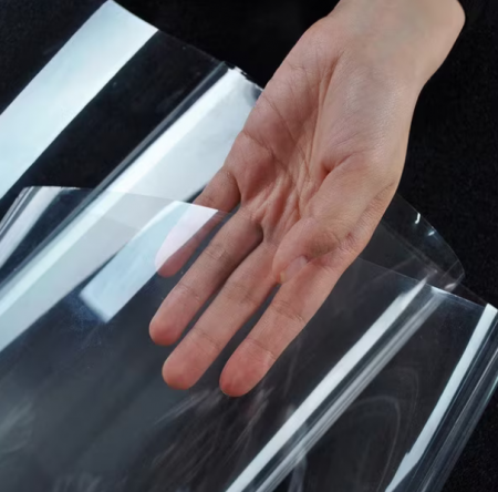 Folie  statica Transparenta BZRSH pentru protectie diverse Suprafete 60 x 300 cm [1]