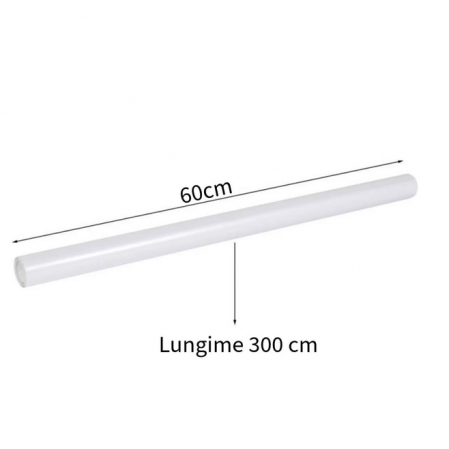 Folie decorativa mata pentru geam, tip sablare, protectie vizuala si intimitate, 60x300cm, TopBazar [2]