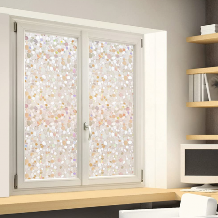 Folie decorativa pentru fereastra, 3D, Autoadeziv, Rezistenta UV, 45x300 cm [3]