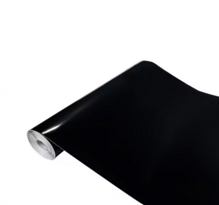 Tapet si Folii Autoadezive - Folie neagra vitrostatica opaca pentru geam 60 x 300 cm, BZRSH, protectie UV