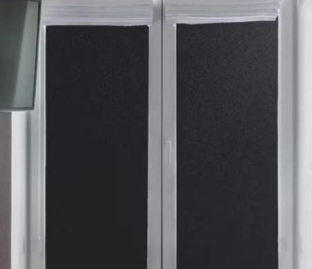 Folie neagra vitrostatica opaca pentru geam 60 x 300 cm, TopBazar, protectie UV [1]