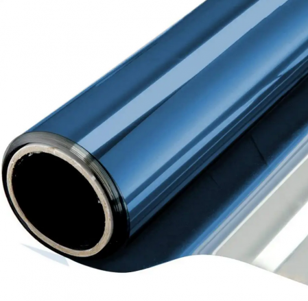 Folie reflexiva pentru geamuri interioare, cu efect de oglinda, protectie solara UV, 60 x 300 cm [6]