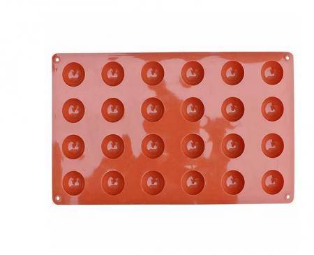 Casa si gradina - Forma silicon pentru bomboane si praline din ciocolata, semisfere, 28 x 17 cm, TopBazar