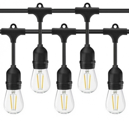 Ghirlanda luminoasa 10 metri cu 10 becuri led si panou solar [1]