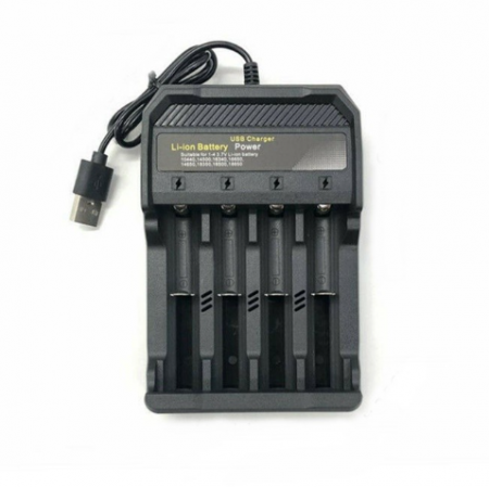 Electronice - Incarcator universal reglabil 4 porturi pentru acumulatori 18650