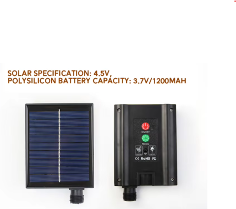 Instalatie Solara Decorativa Craciun 45m, 450 LED, Multicolor, BZRSH, Telecomanda, 8 Moduri Iluminare – Ghirlanda LED Exterior/Interior, IP44, Autonomie 8-10 Ore, BZRSH [1]
