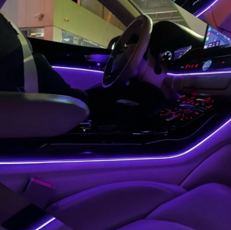 Kit 18 in 1 lumini ambientale dinamice auto RGB acrilic, wireless [4]