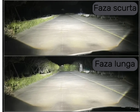 Kit 2x Lupe Bi-Led 3″ Faza scurta/Faza lunga, 135W-150W, 12-14V, lumina alba rece, BZRSH [8]