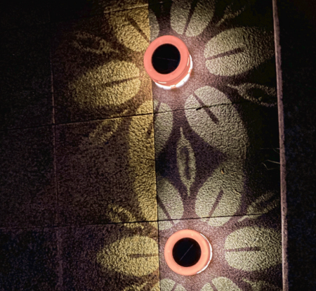 Lampa solara LED decorativa cu proiectie floare, IP44, 5W, alb rece, dimensiuni 12.5 x 6.5 cm [5]