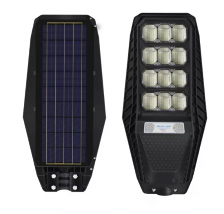 Lanterne - Lampa Stradala Solara 200W 12 casete 480 LED Cu Panou Solar si Telecomanda