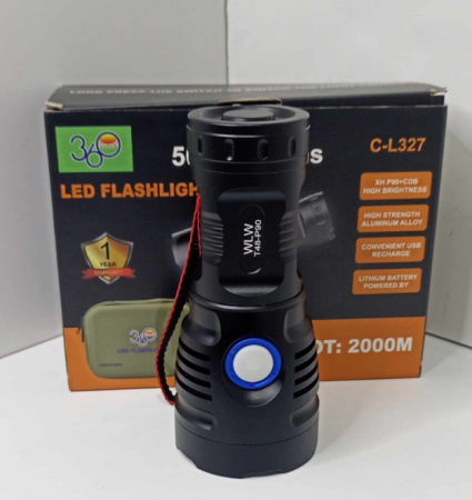 Lanterna 360 LED Profesionala 5000LM, raza lunga 1200m [1]