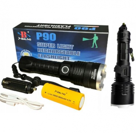 Iluminat - Lanterna ULTRA LED A72 - P90, zoom, 5 moduri de iluminare, rezistenta la apa