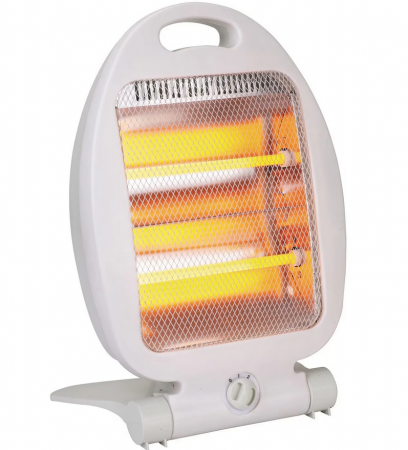 Scule & unelte - Mini Aerotermaportabila, Putere 800W, cu Termostat, 2 Trepte de Viteza si Maner, 38x25x9cm, Alb