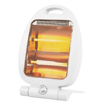 Mini Aerotermaportabila, Putere 800W, cu Termostat, 2 Trepte de Viteza si Maner, 38x25x9cm, Alb [1]