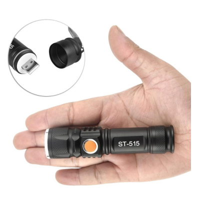 Mini lanterna LED T6 Zoom si Incarcare USB [1]