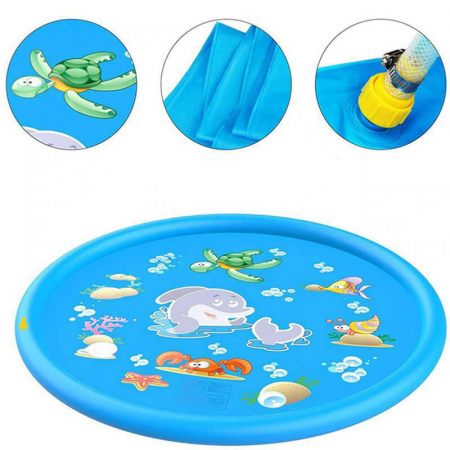Piscina Gonflabila cu Stropitoare pentru Copii, 170cm [4]