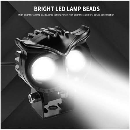 Proiector bufnita LED 50W 2 faze lumina alba sau galbena auto/moto 12-24V - Copie [3]