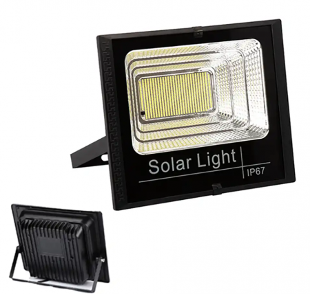 Proiector LED 400W IP67 cu Panou Solar, Telecomanda [6]