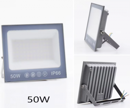 Proiector LED 50W, LED, 220V, subtire, alb rece 6500 K, 2000lm, BZRSH, 15 x 17 cm [1]