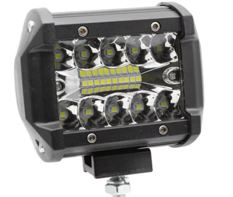Proiectoare OFF ROAD - Proiector LED Auto 30W, 2000LM, Lumină Auxiliară Marsarier / Off-Road, 12-24V, Alb Rece 6000-6500K, Carcasă Aluminiu, IP67, Suport Reglabil, Universal SUV 4x4 ATV Utilaje