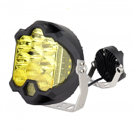 Proiector LED auto Off-Road 230W, 12V-80V, lumina alb-galbena [4]