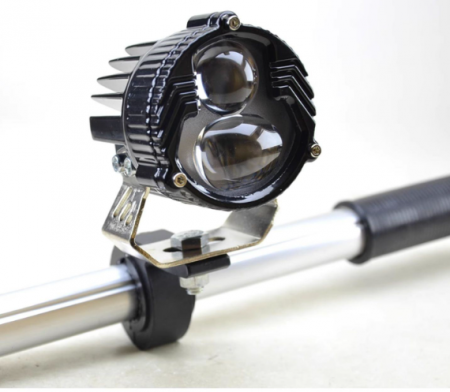 Proiector LED auto OFF-ROAD, 67 mm, 50W, 2 faze, 12V-24V, 6000K, carcasa aluminiu, BZRSH [6]