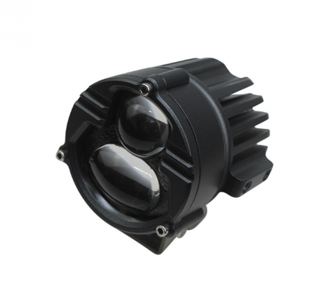 Proiector LED auto OFF-ROAD, 67 mm, 50W, 2 faze, 12V-24V, 6000K, carcasa aluminiu, BZRSH [3]