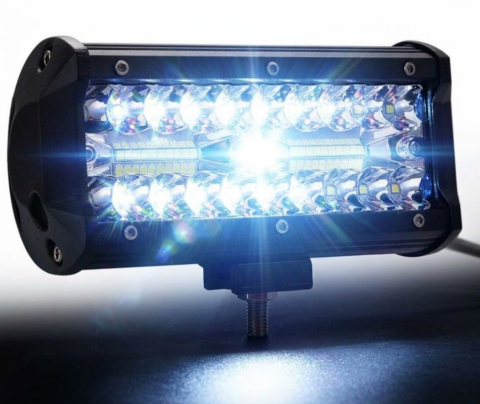 Iluminare Auto LED - Proiector LED Off-Road BZRSH 6.5 inch Flood, Lumina Alba 6500K, 12V-24V, IP67
