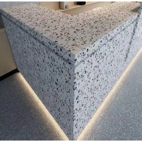 Rola tapet autoadeziv, 60 x 500 cm, lavabil, autocolant, foarte rezistent, usor de curatat, tip terrazo, aplicabil pe suprafete multiple, Topbaza [4]