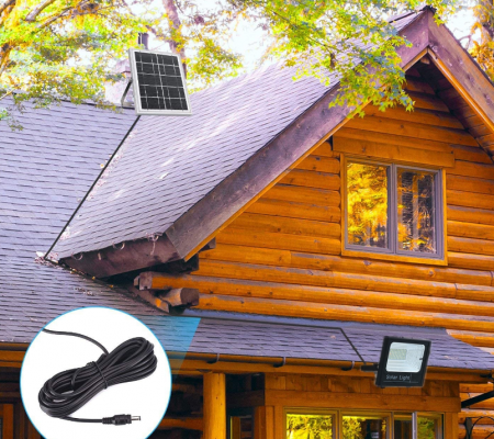 Proiector 300w 1038LED cu panou solar, telecomanda [3]