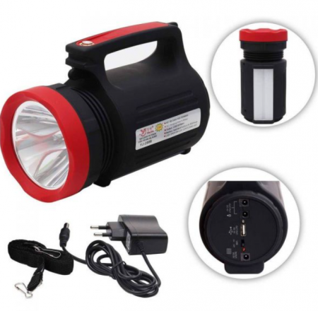 Lanterne - Lanterna LED Profesionala Acumulator 3000mAh Raza 500m