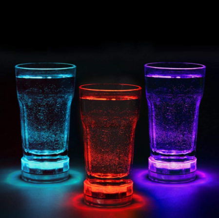 Set 4 lampi LED RGB, ambientale cu telecomanda, subacvatice [1]