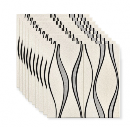 Casa si gradina - Set 10 x Placi de tapet 3D, autoadeziv/autocolant, spuma moale, design modern, pentru interior, usor de curatat, rezistent la apa, dimensiuni 68 cm x 68 cm x 0,6 cm, suprafata acoperita 4,62 m²