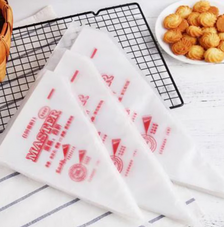 Set 100 de posuri patiserie, plastic, 24 cm, unica folosinta TopBazar [3]