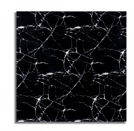 Set 10x Panou decorativ autocolant 60x60 cm, 3.6 mp, tip Marmura Neagra, lavabil, usor de intretinut [1]