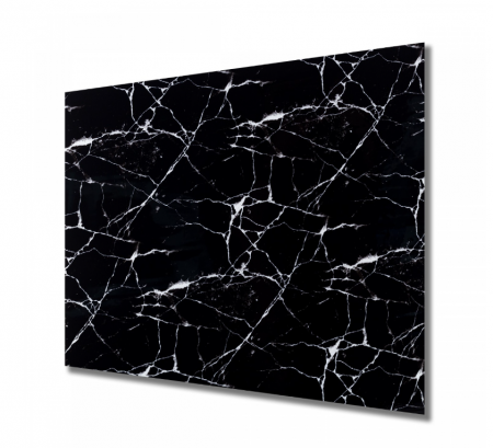 Set 10x Panou decorativ autocolant 60x60 cm, 3.6 mp, tip Marmura Neagra, lavabil, usor de intretinut [2]