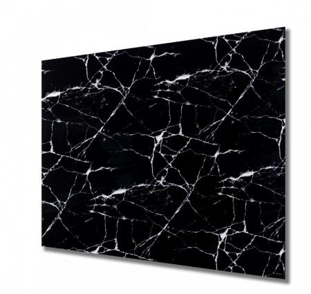 Casa si gradina - Set 10x Panou decorativ autocolant 60x60 cm, 3.6 mp, tip Marmura Neagra, lavabil, usor de intretinut