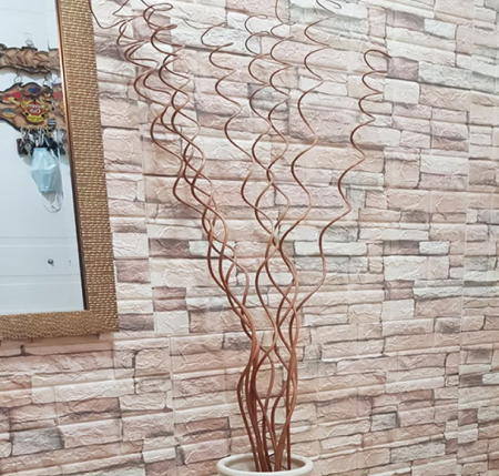 Set 10x Tapet Caramida, Model Piatra Naturala, suprafata acoperire 5.4 mp, autoadeziv, waterproof, usor de montat, design modern, 70x77 cm, crem [3]