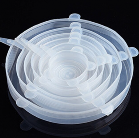 Set 12 capace elastice reutilizabile din silicon [7]