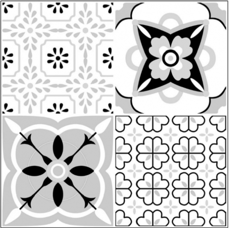 Tapet si Folii Autoadezive - Set 12 placi decorative autoadezive din vinil, 30x30 cm, antiderapante, rezistente la apa, pentru pardoseala sau pereti