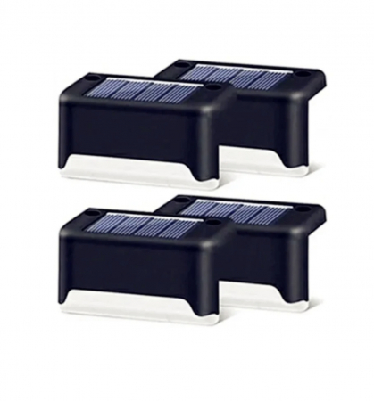Set lampi solare cu senzor de lumina pentru scari, gard sau balustrada [10]